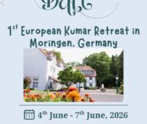 loc:Moringen Save the date – European Kumar Retreat in Moringen